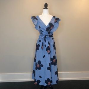 Blue Floral kate spade Maxi Dress